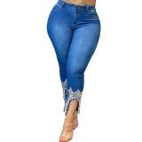 Beaded Jeans