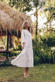 Pleated Beach Dress