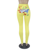Sexy Women's Tights Pattern Printed Yoga Pants