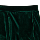Micro-Flare Mid Waist Casual Pants
