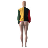 Air Layer Color Matching Jacket