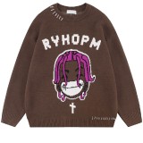 Autumn/Winter Loose Round Neck Pullover Sweater