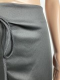 Sexy Halter Crop Top and Trousers