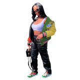 Air Layer Color Matching Jacket