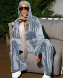 Valerie 3 Piece Velour Pant Set