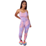 Gradient Color Straps Jumpsuit