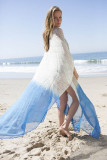 Lace Chiffon Collar Beach Dress