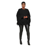 Falling For Fringe Knit Sweater