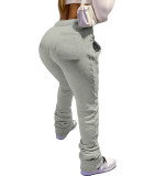 Casual Sports Drawstring Pants with Pockets