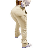 Casual Sports Drawstring Pants with Pockets