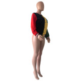 Air Layer Color Matching Jacket