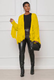 Falling For Fringe Knit Sweater