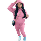 Womens 2 Pieces Joggers Outfits Long Sleeve Hoodie Sweatshirt and Skinny Pants Sports Sets