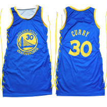 Casual Sleeveless Letter Print Double-sided Pattern Bandage Basketball Shirt Dress