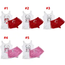 Sexy Bunny Printed Camisole Shorts Set