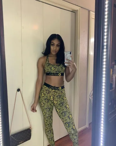 Casual Print Letter Vest and Trousers