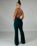 Micro-Flare Mid Waist Casual Pants