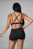 Sexy Straps Lace Two Piece Set