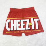 Ladies Shorts Pattern Printed Yoga Shorts