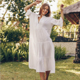 Pleated Beach Dress