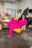 Winter Turtle Neck Cable Knit Sweater And Tasseled Pants Set