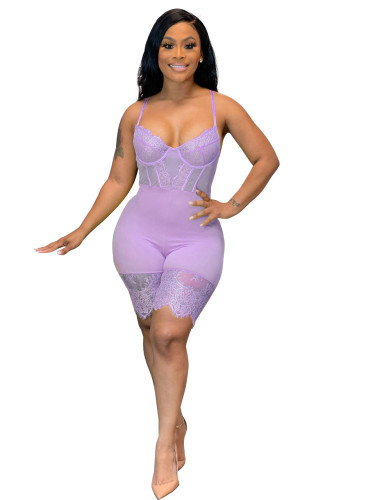 Cartilage Corset Straps Lace Sexy Romper