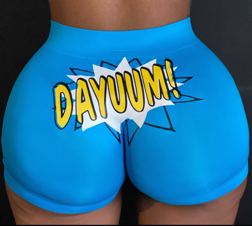 Women's Tight Shorts Pattern Printed Yoga Pants