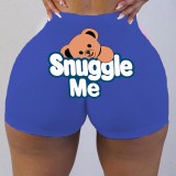 Sexy Ladies Leggings Graphic Printed Yoga Shorts