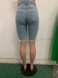 Classic Fringe Denim Trouser