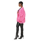 Falling For Fringe Knit Sweater