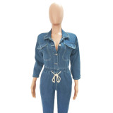 Casual Fan Favorite Denim Jumpsuit