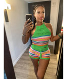 Fashion Halter Sweater Set