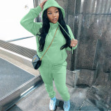 Womens 2 Pieces Joggers Outfits Long Sleeve Hoodie Sweatshirt and Skinny Pants Sports Sets