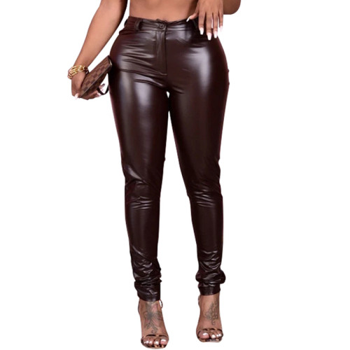 PU Leather Pants