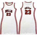 Casual Sleeveless Double-sided Pattern Printed Webbing Basketball Mini Dress