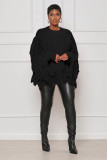 Falling For Fringe Knit Sweater