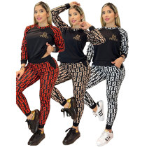 Casual Hot Drill Sportswear Two Piece Set
