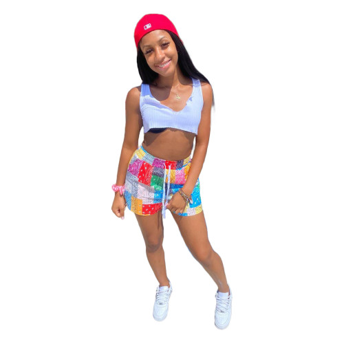 Casual Printed Beach Shorts