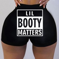 Sexy Ladies Leggings Graphic Printed Yoga Shorts