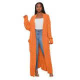 Winter Knit Twist Cardigan Sweater