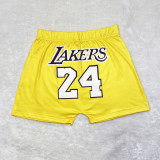 Womens Tight Pattern Printed Yoga Shorts