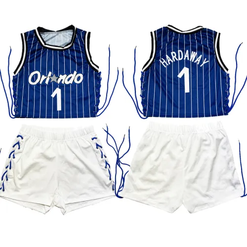 Two-Piece Double-sided Pattern Printed Sleeveless Bandage Shorts Set
