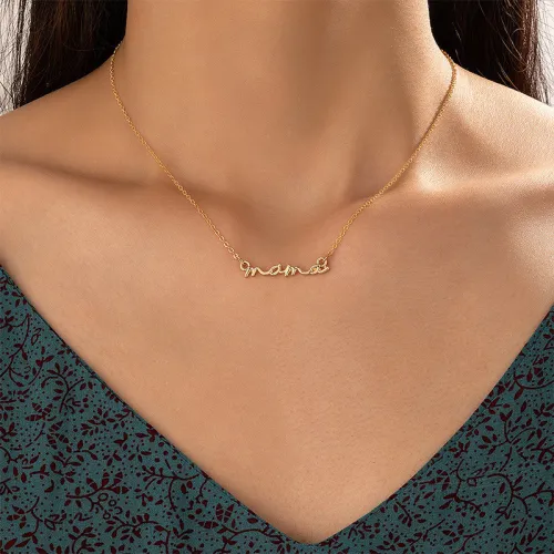 Simple Letter Necklace