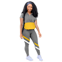 Casual Stitching Sports Pant Set Casual Stitching Sports Pant Set