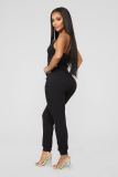 Casual Pit Strip Jumpsuit