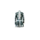 Ladies Office Cardigan Pleated Skirt Workwear Set