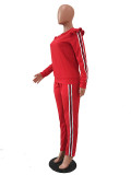 Casual Ribbon Fungus Shoulder Sports 2 Pcs Outfits