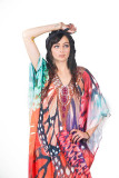 Cotton Positioning Print Cover Up