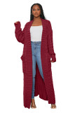 Winter Knit Twist Cardigan Sweater
