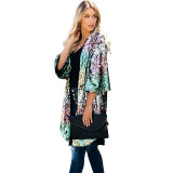 Casual Trumpet Sleeve Sequin Cardigan Jacket